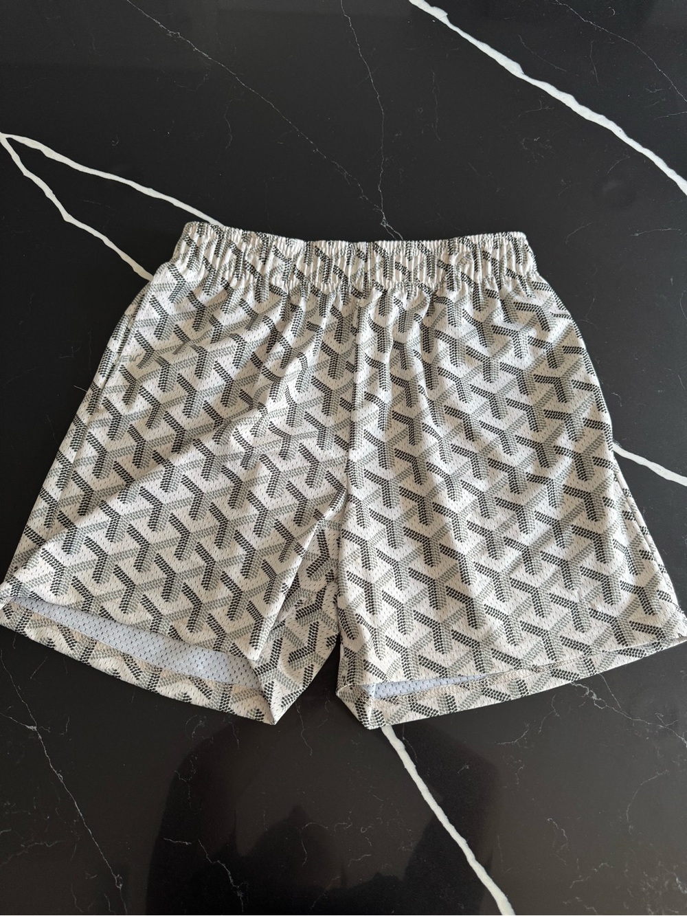 Bravest Studios White Mesh Shorts
